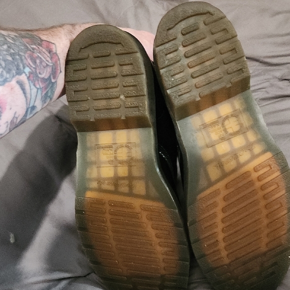 Dr. Martens Shiny Black Lace-Up Boots - Picture 5 of 5